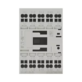 Eaton DILM7-10(24VDC)-PI contactor de potencia, 3 contactos principales NO, bobina 24 V DC, 7 A AC-3, 690 V 199223