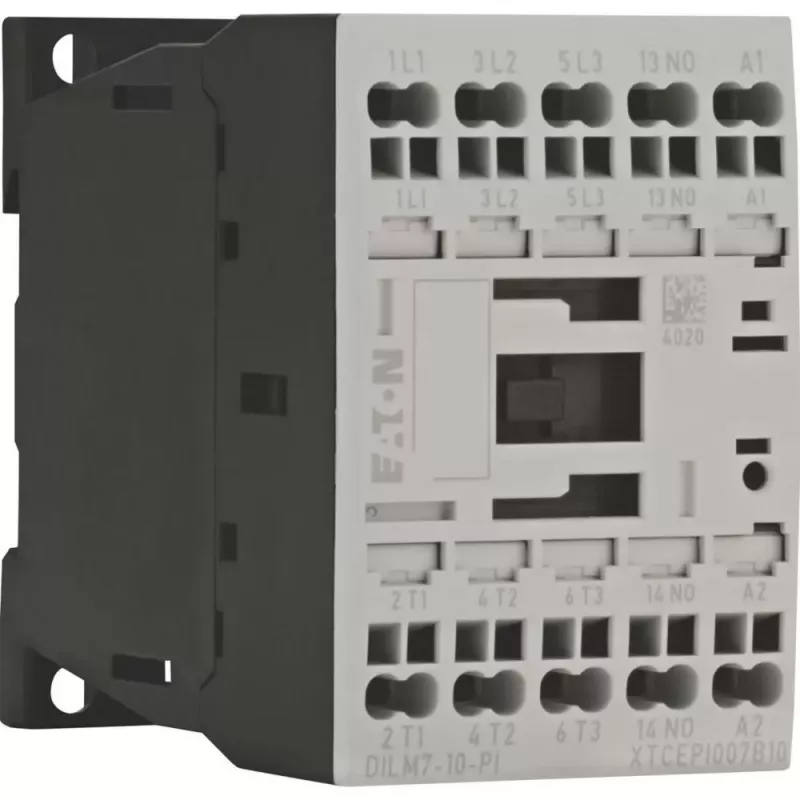 Eaton DILM7-10(24VDC)-PI contactor de potencia, 3 contactos NA, 24 V DC 199223