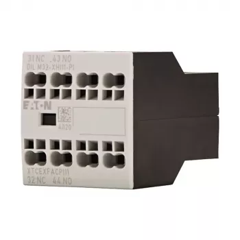 Eaton DILM32-XHI11-PI bloque de contactos auxiliares, 1 NO + 1 NC, 4 A, montaje frontal, para contactores DILM7-DILM32 199309