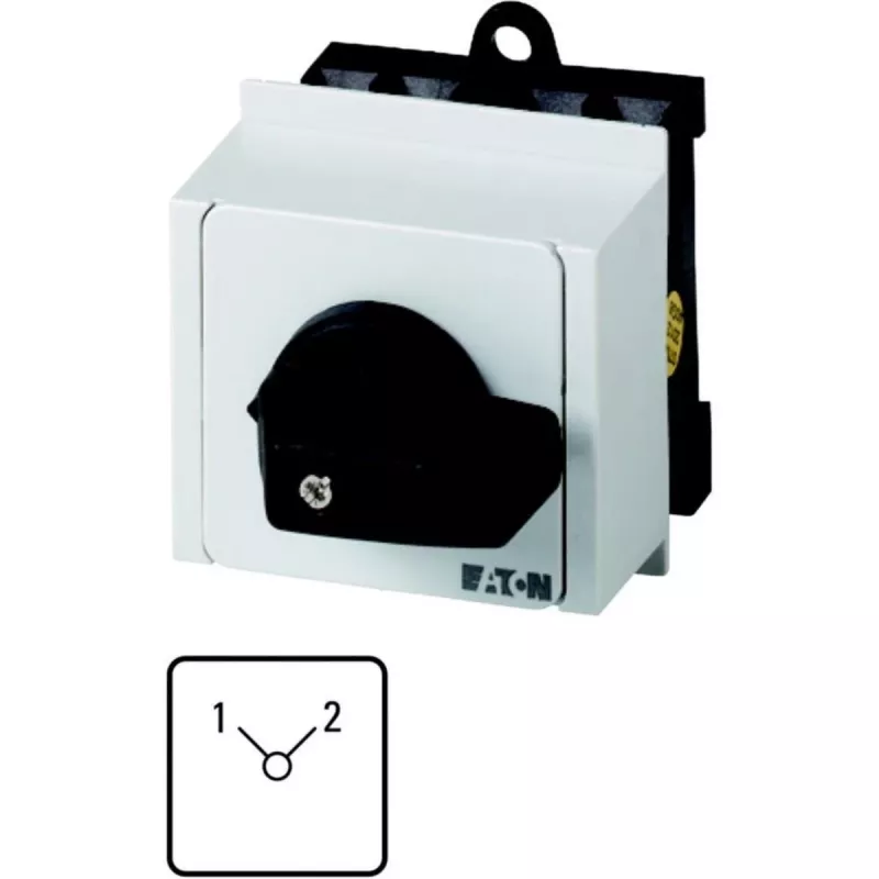 Eaton T0-3-8222/IVS interruptor de levas 3 polos, 20A, negro/blanco 060205