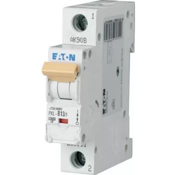 Eaton PXL-C13/1 interruptor automático (MCB), 1 polo, 13 A, característica C, 6 kA, carril DIN 236057