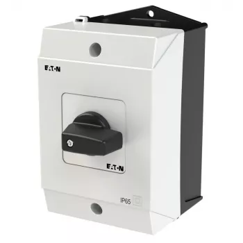 Eaton T0-2-8241/I1 interruptor principal 1 polo, 20 A, 690 V AC, negro/blanco 207107