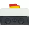 Eaton P3-63/I4/SVB/N interruptor principal 3 polos con función de parada de emergencia, 63 A, rojo/amarillo 207349