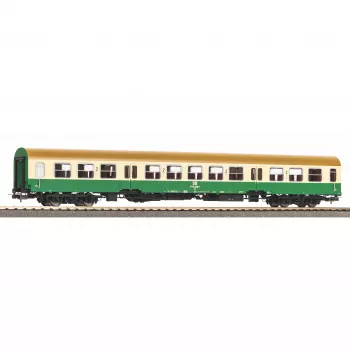 PIKO 28004 H0 coche de acceso central Halberstadt beige-verde 2ª clase DR
