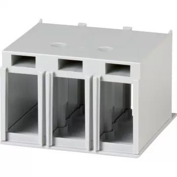 Eaton 260038 cubierta de bornes para NZM2 interruptores automáticos 3 polos, marco BG2, gris