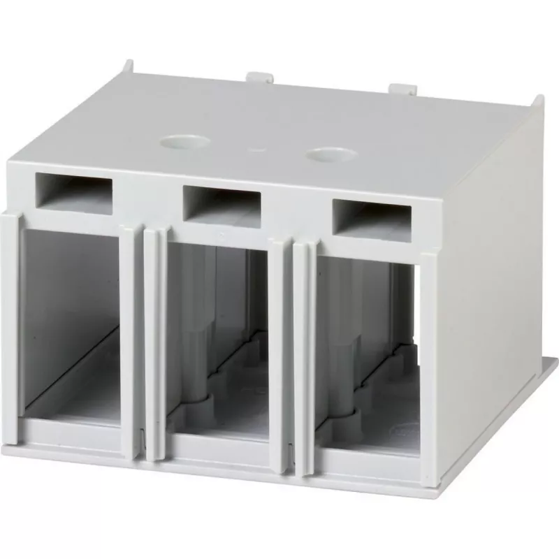Eaton 260038 cubierta de bornes para NZM2 interruptores automáticos 3 polos, marco BG2, gris