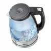 Bartscher hervidor de cristal 1,7L con 6 ajustes de temperatura e indicador LED 200135