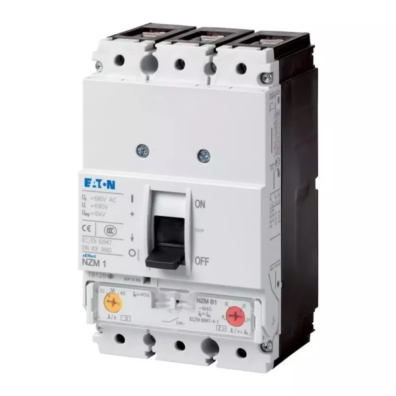 Eaton NZMB1-M80 interruptor de protección de motor tripolar 80A 265713