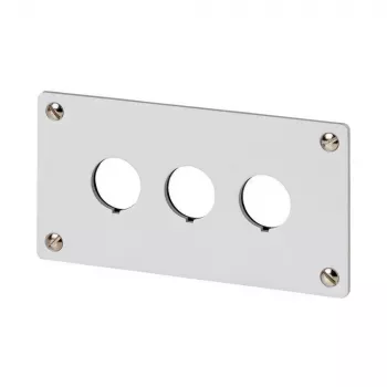 Eaton M22-E3Q carcasa de aluminio para estación de control, gris, 3 aberturas, IP65 216544