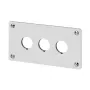 Eaton M22-E3Q carcasa de aluminio para estación de control, gris, 3 aberturas, IP65 216544