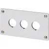 Eaton M22-E3Q carcasa de aluminio para estación de control, gris, 3 aberturas, IP65 216544