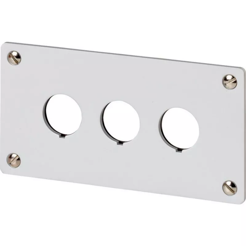 Eaton M22-E3Q carcasa de aluminio para estación de control, gris, 3 aberturas, IP65 216544