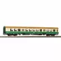 PIKO 28005 H0 coche de acceso central Halberstädter beige-verde 2.ª clase DR