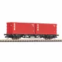 Piko TT 47727 TT vagón portacontenedores 2x20 DSR de la DR
