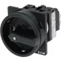 Eaton T0-1-102/EA/SVB-SW interruptor de leva bloqueable 20 A unipolar 90° negro