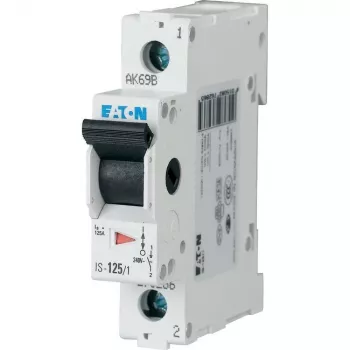 Eaton 276286 interruptor principal unipolar 125 A 240 V AC con contactos auxiliares 1 NA + 1 NC