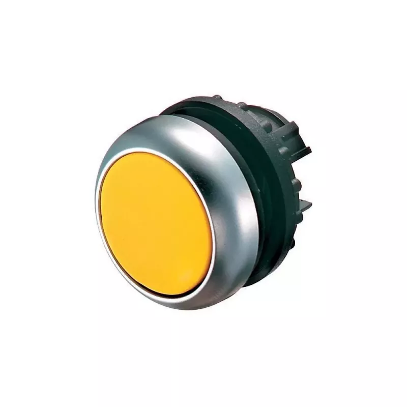 Eaton M22-DR-Y accionamiento para pulsador plano enclavado amarillo