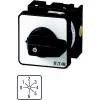 Eaton T0-3-8244/E interruptor de control, 7 posiciones, 6,5 kW, tripolar, empuñadura negra