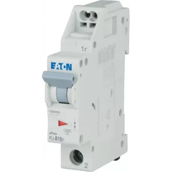 Eaton PLI-B16/1 interruptor automático tipo B 16A unipolar 4,5kA carril DIN 101251