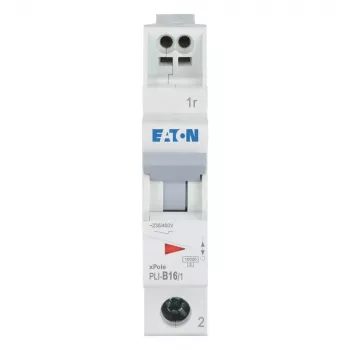 Eaton PLI-B16/1 interruptor automático tipo B 16A unipolar 4,5kA carril DIN 101251