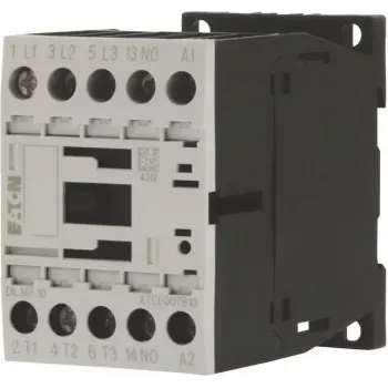 Eaton DILM7-10 contactor tripolar, bobina 230V 50Hz / 240V 60Hz, contacto auxiliar 1NO, 3kW AC-3 400V 276550