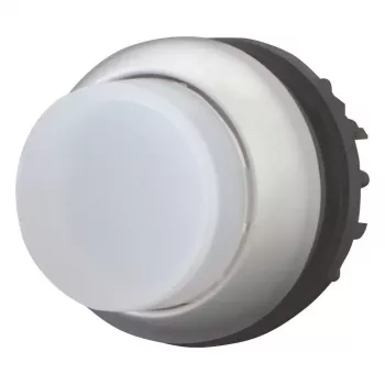 Eaton M22-DRLH-W pulsador luminoso, blanco, 1NO, 22,5 mm, 12-30 V AC/DC LED 216788