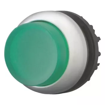 Eaton M22-DRLH-G accionamiento de pulsador verde elevado, sin rotular, 22,5 mm 216796