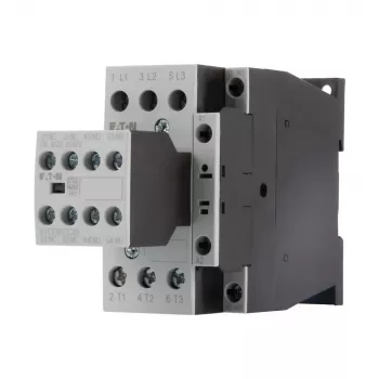 Eaton DILM25-32 contactor de potencia 3 polos, bobina 230 V AC, 11 kW, 25 A, 3NO + 2NO/2NC contactos auxiliares 277228