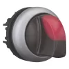 Eaton M22-WLK3-R accionamiento de interruptor giratorio luminoso, 3 posiciones, mando giratorio rojo, 22,5 mm