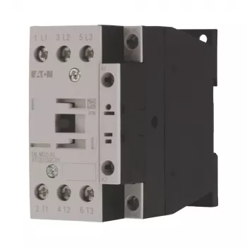 Eaton DILM32-01(RDC24) contactor, tripolar, 32 A, bobina 24-27 V DC, 1 contacto auxiliar NC 277306