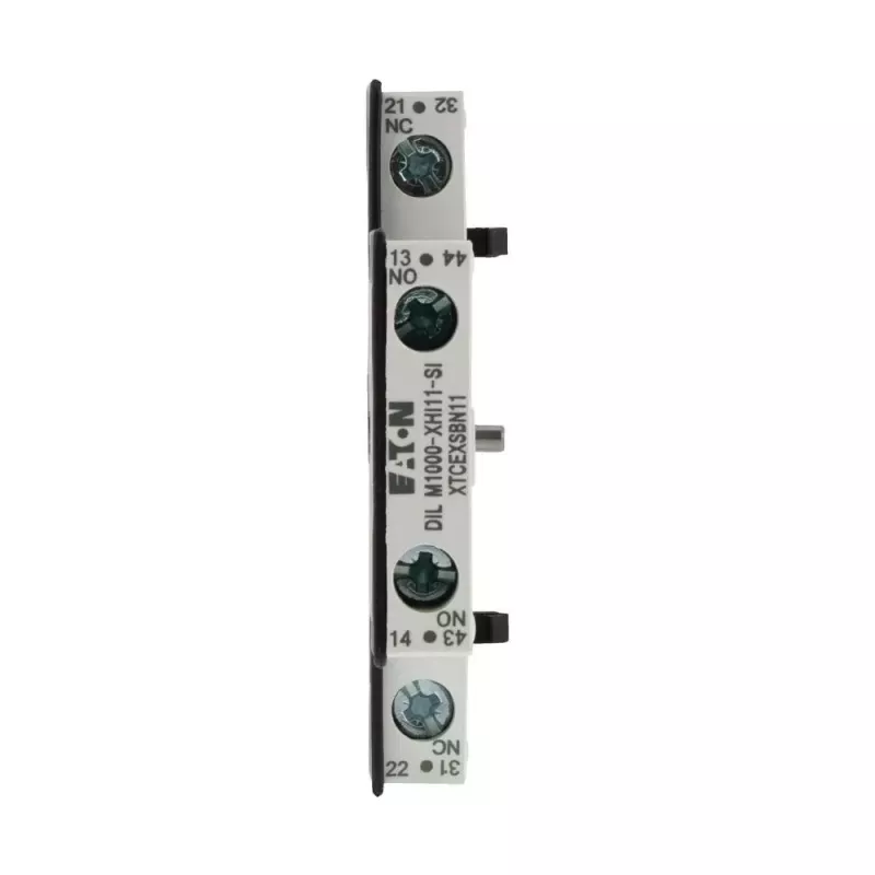 Eaton DILM1000-XHI11-SI bloque de contactos auxiliares, 1NO+1NC, montaje lateral, bornes de tornillo 278425