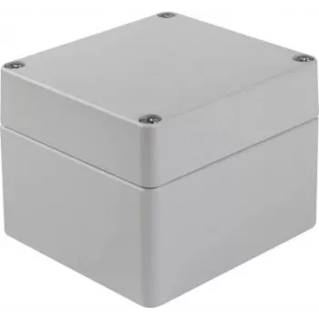 Bopla carcasa universal 122 x 120 x 90 mm aluminio gris plata RAL 7001 IP66 01120000.H