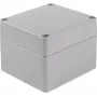 Bopla A 120 caja universal 122 x 120 x 90 mm, aluminio, gris plata RAL 7001 01120000.H