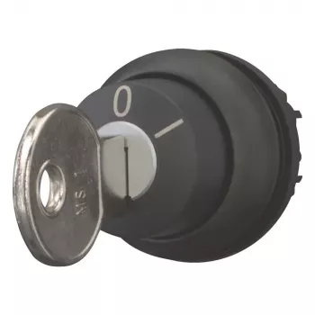 Eaton M22S-WRS accionamiento de selector accionado por llave, 2 posiciones, enclavamiento, negro 216889