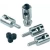 Reely conector de varillas para alambres, cables Bowden, varillas de empuje hasta 2 mm de diámetro (10 uds., negro) 180281