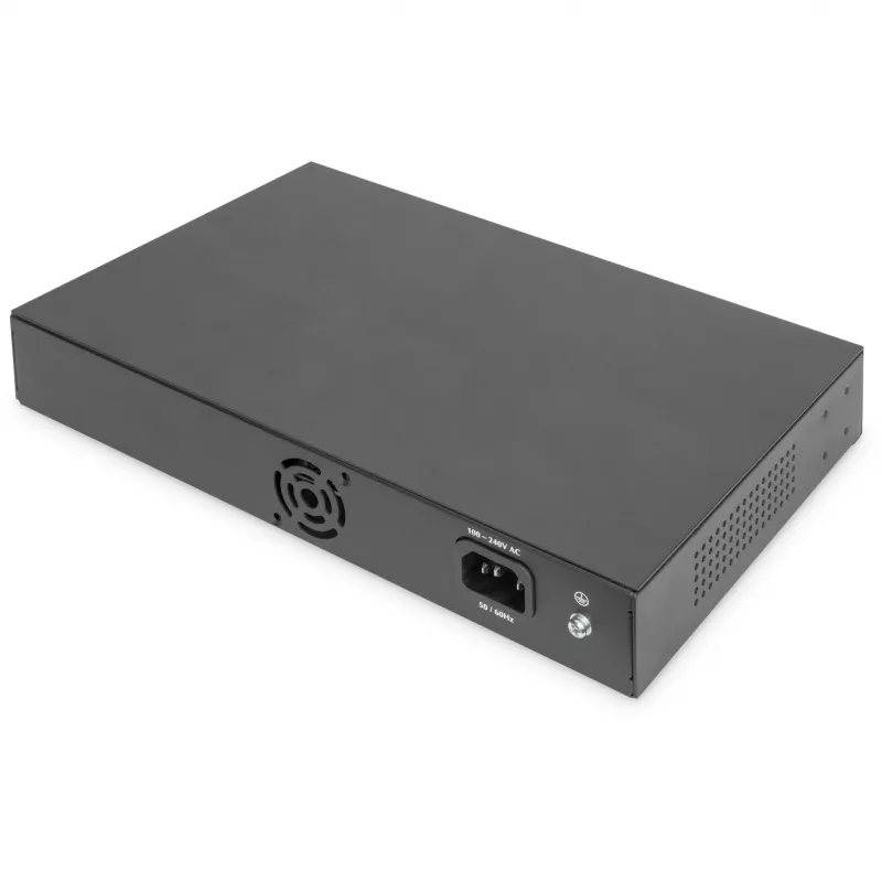 DIGITUS DN-80113-1 switch Gigabit de 24 puertos, montaje en rack de 19