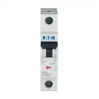 Eaton FAZ-C0,5/1 interruptor automático (MCB) 1 polo C 0,5A 10kA 278544
