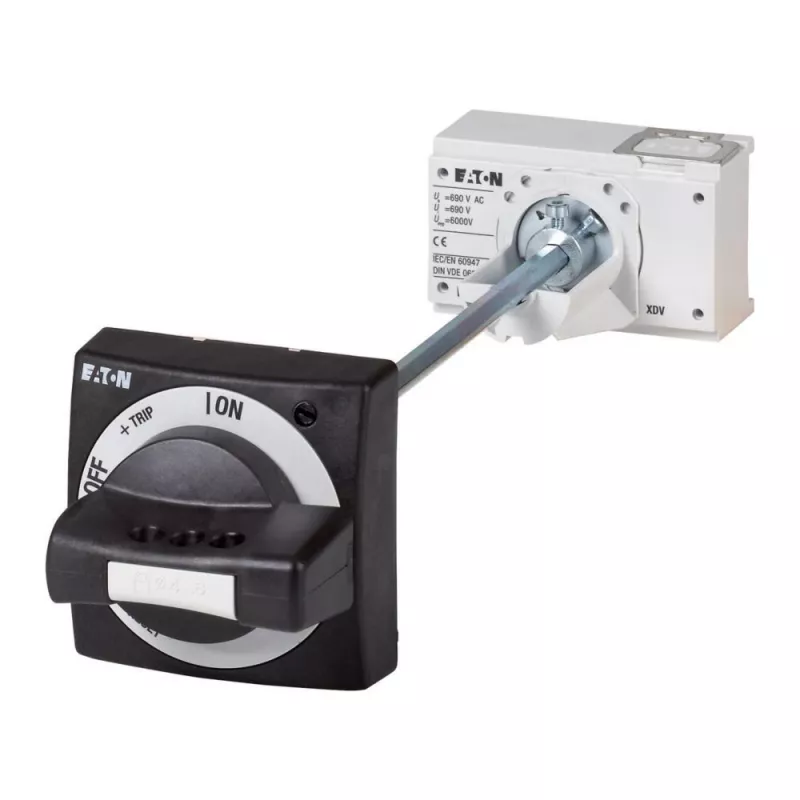 Eaton NZM2-XTVD-0 acoplamiento de puerta con maneta giratoria, negro 279393