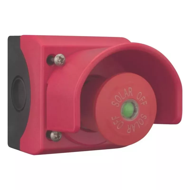 Eaton M22-SOL PV interruptor de control-seccionador, 230V AC, 6A, 1NO+1NC, IP67/IP69K, con anillo de protección 150644