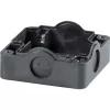 Placa base Eaton 229753 para caja de interruptores, montaje atornillado, negra, 85 x 85 x 101 mm