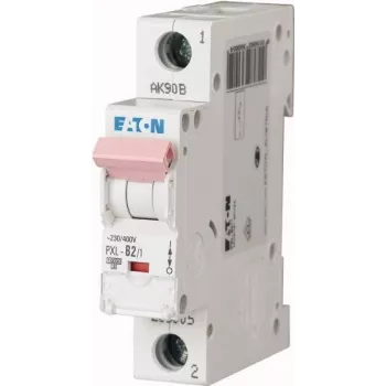 Interruptor automático Eaton PXL-C2/1, 2 A, unipolar, curva C, 6 kA 236047