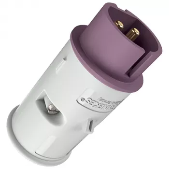 MENNEKES 629A conector industrial amarillo 16A 2P 25V IP44