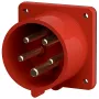 MENNEKES conector macho de empotrar TA 16A 5p 6h 400V IP44 1408
