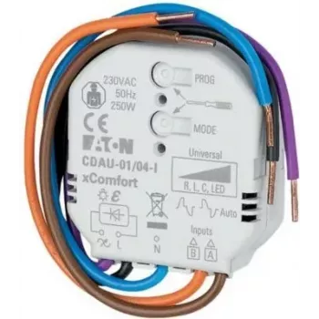 Eaton xComfort CDAU-01/04-I regulador de intensidad inalámbrico, empotrable, 1 canal, 400W 182444