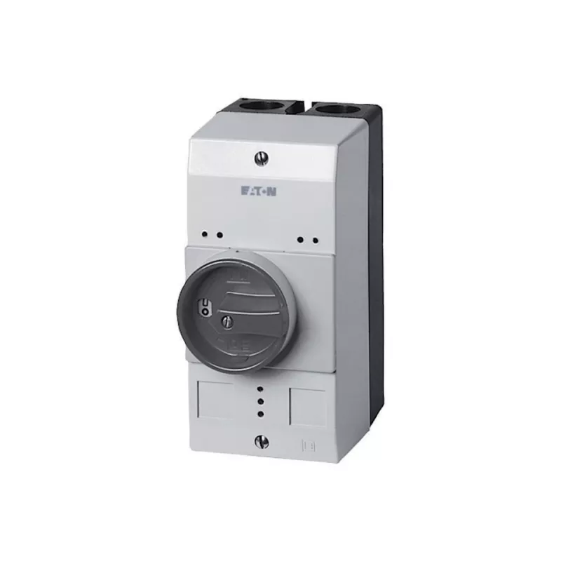 Eaton CI-PKZ0-GM carcasa vacía con interruptor giratorio, 158 x 80 x 126 mm, negro/gris 260089