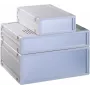 Bopla ULTRAMAS UM62009L carcasa de sobremesa, ABS gris claro, 290,9 x 108 x 199 mm, con placa frontal y patas 55620010.H