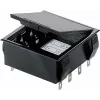 Bopla portapilas para 4 pilas AA (Mignon) con conexión de soldadura de 9V, 65 x 65 x 21,5 mm, negro 46600000