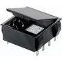 Bopla portapilas para 4 pilas AA (Mignon) con conexión de soldadura de 9V, 65 x 65 x 21,5 mm, negro 46600000