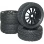 Reely ruedas completas buggy 1:8 Street 10 radios negro 4 uds. (RA093SBA1)