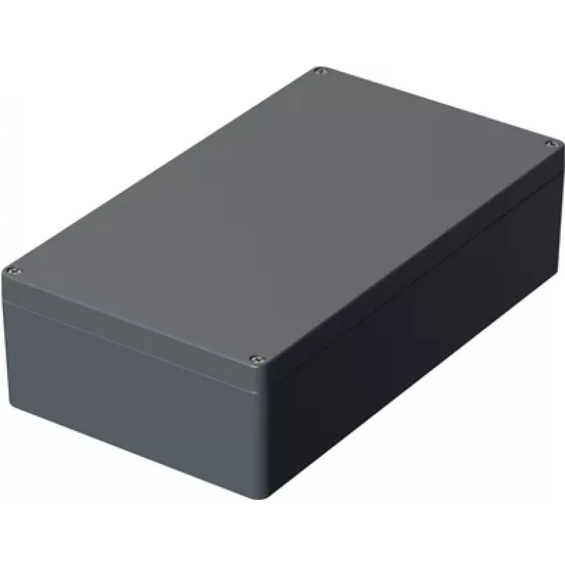 Bopla carcasa universal serie A 400 x 230 x 111 mm, aluminio, gris plata RAL 7001 01168000.H